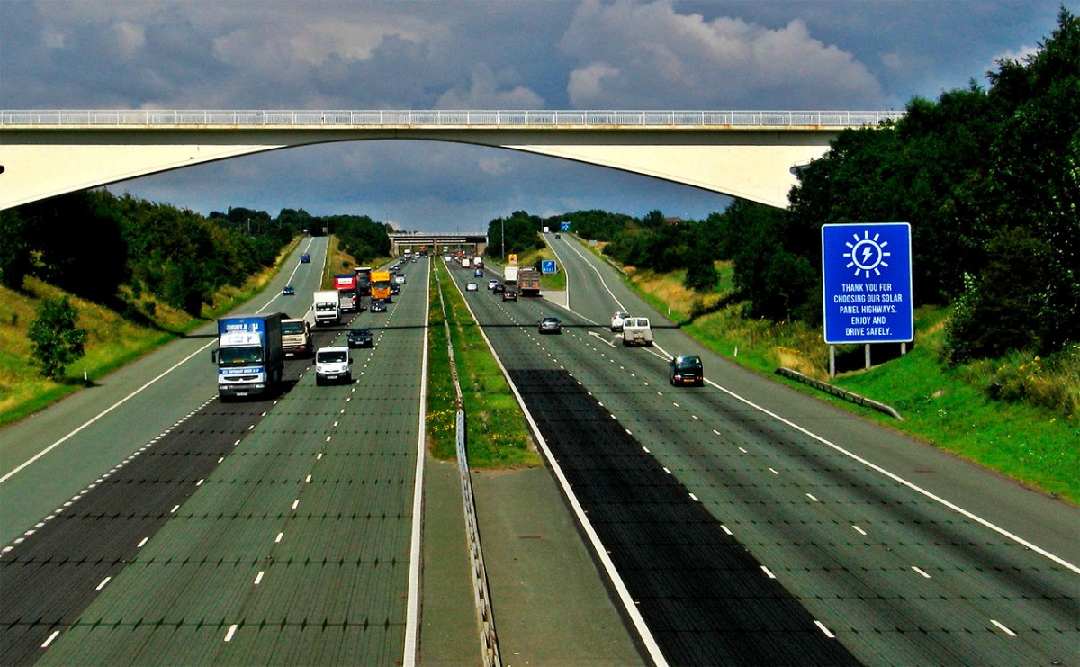 panneaux du futur - autoroute solaire