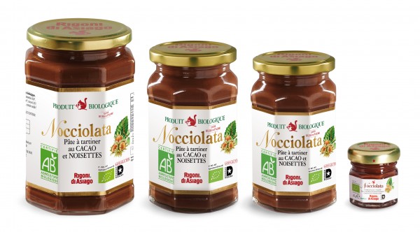 Nocciolata, la pâte à tartiner bio et sans huile de palme