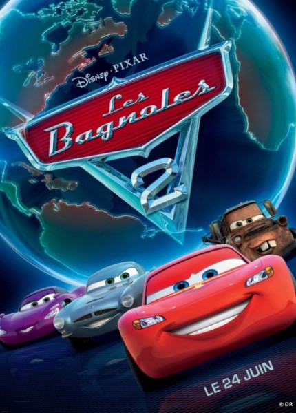 L'affiche du film Cars 2 - Les Bagnoles 2