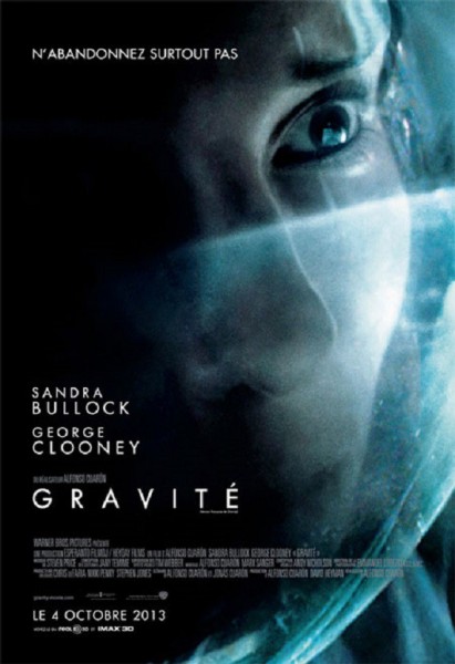 L'affiche du film Gravity - Gravité