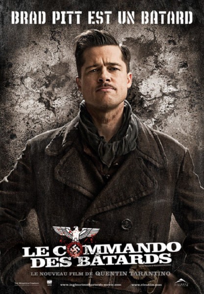 L'affiche du film Inglorious Basterds - Le commando des batards