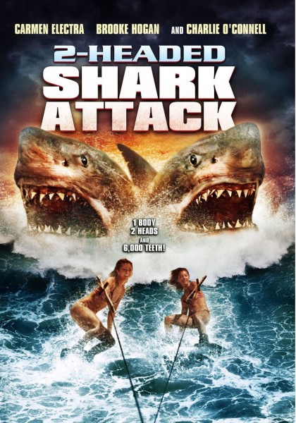 Affiche Film L'attaque du requin à deux tetes