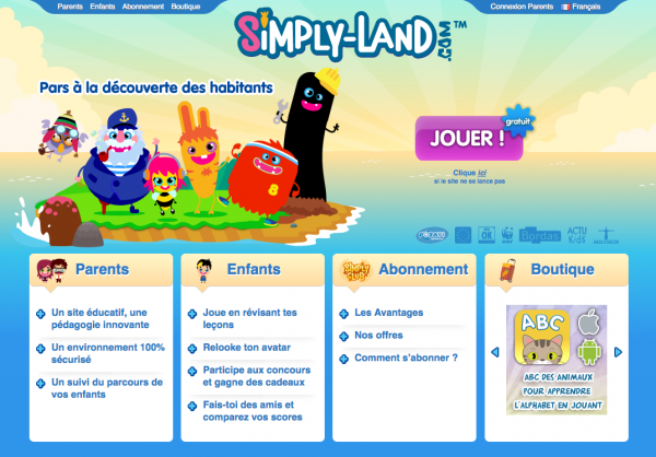 Simply-Land, des jeux éducatifs pour enfants