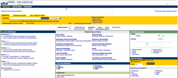 Altavista Juin 2000