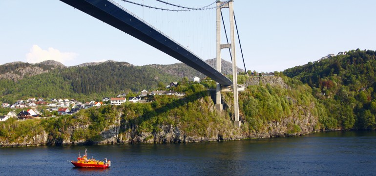 Un pont en Norvège (photo Brice Perrin)