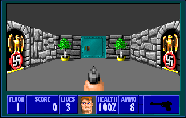 Wolfenstein 3d карта уровней