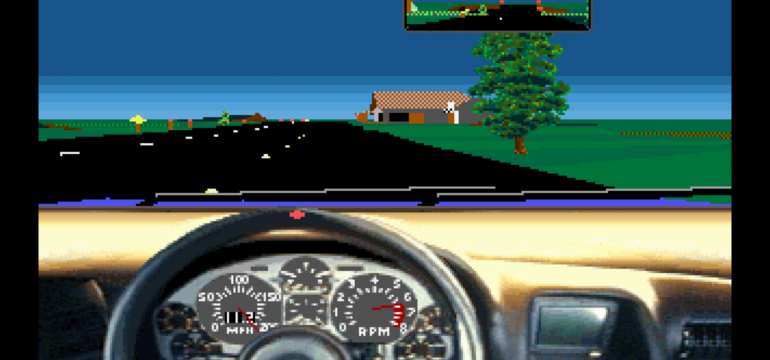 Le jeu vidéo Test Drive III jouable en ligne avec DosBox grâce à The Internet Archive