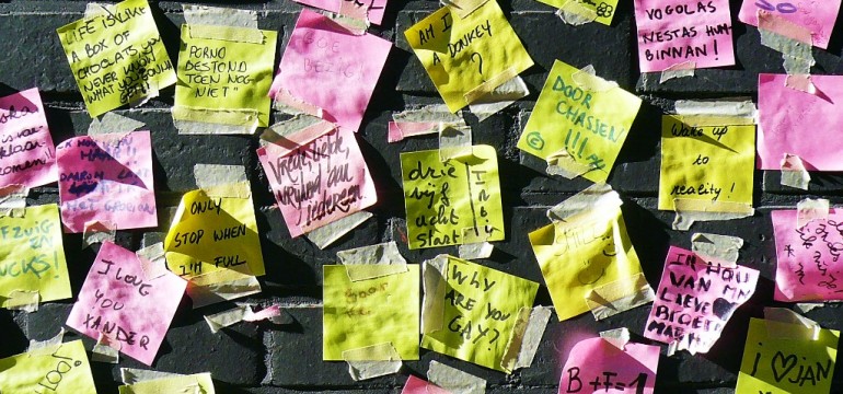 Le langage des jeunes - Post it