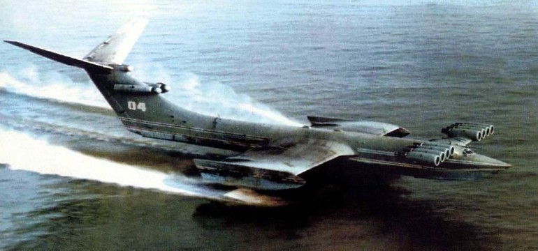 Ekranoplan Caspian Sea Monster