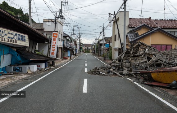 Fukushima 5 ans après - Les rues désertes de Futaba