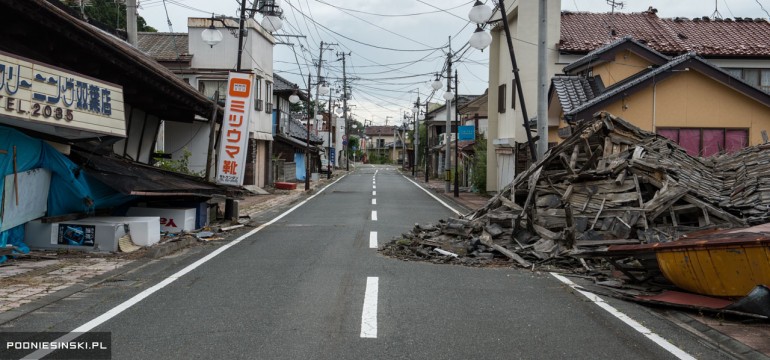 Fukushima 5 ans après - Les rues désertes de Futaba