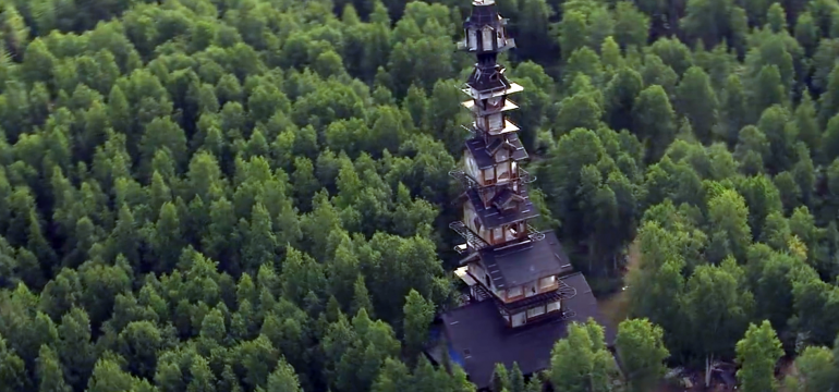 Cabane de 56 mètres - Phillip Weidner en Alaska - Forêt