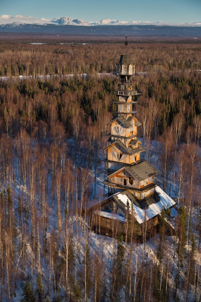 La plus haute cabane du monde se cache en Alaska